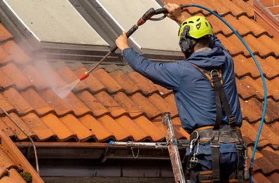 Démoussage et hydrofuge de toiture à Chay